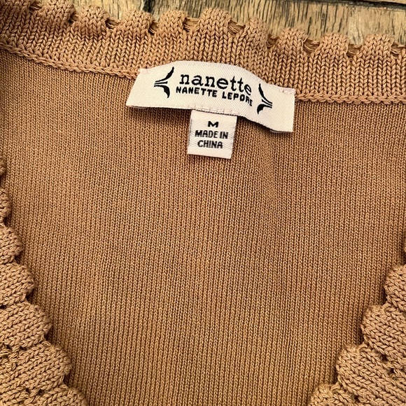 Nanette Lepore Tan Knit Sweater - Picture 4 of 9